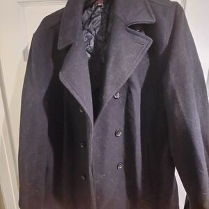 Michael Kors Men's Black Pea Coat